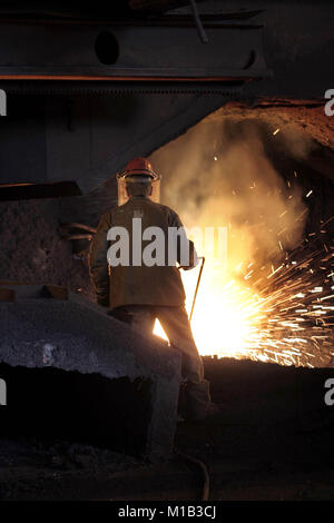ILVA Stahlwerk in Taranto, Apulien, Italien Credit © Riccardo Squillantini/Sintesi/Alamy Stock Foto Stockfoto