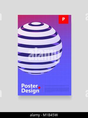 Abstrakte futuristischen Hintergrund für Broschüre Cover Design. Vektor Vorlagen für Plakate, Präsentationen und Berichte Stock Vektor