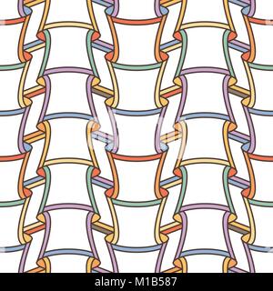 Nahtlose Muster wie Bambus oder Tassen. Abstract vector floral background Stock Vektor