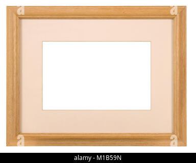 Leeren Bilderrahmen, Holz Stockfoto