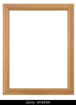 Leeren Bilderrahmen, Holz Stockfoto