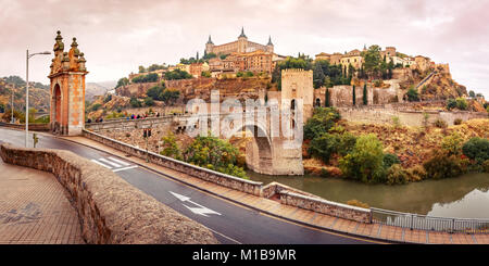 Alcazar in Toledo, Castilla La Mancha, Spanien Stockfoto