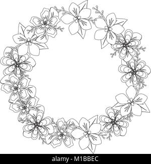 Rustikale floral Design Stock Vektor