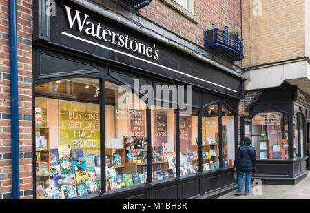 Waterstones Book Shop in Petersfield, Hampshire, England, UK. Retail Store. Stockfoto