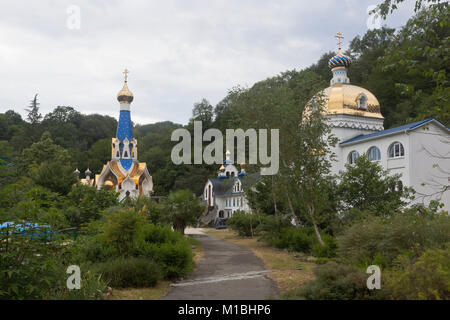 Trinity-Georgievskiy weiblichen Kloster im Dorf Lesnoye, Sotschi, Adler Bezirk Region Krasnodar, Russland Stockfoto