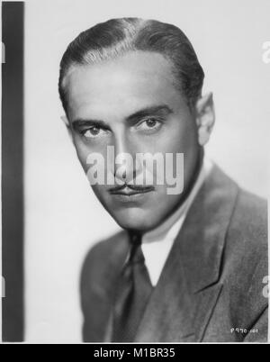 Paul Lukas, Werbung Portrait für den Film, "Morgen und Morgen", Paramount Pictures, 1932 Stockfoto