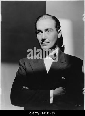 Paul Lukas, Werbung Portrait für den Film "The Casino Murder Case", MGM, 1935 Stockfoto