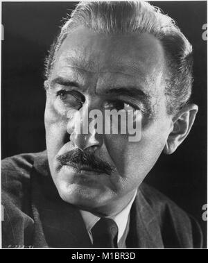 Paul Lukas, Werbung Portrait für den Film, "Adresse unbekannt", Columbia Pictures, 1944 Stockfoto