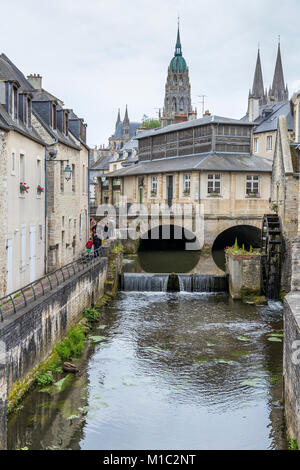 Bayeux, Calvados, Basse-Normandie, Frankreich, Europa Stockfoto