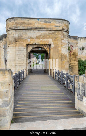 Château de Caen, Caen, Calvados, Normandie, Frankreich, Europa Stockfoto