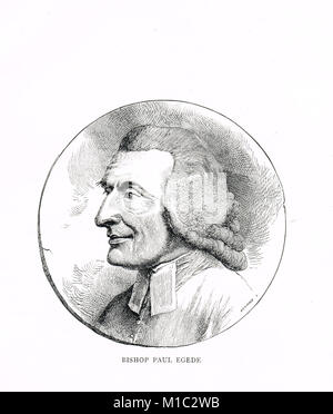 Paul Egede, Bischof von Grönland von 1779 Stockfoto
