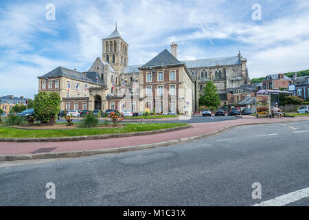 Abtei der Dreifaltigkeit, Fécamp, Normandie, Seine-Maritime, Frankreich, Europa Stockfoto