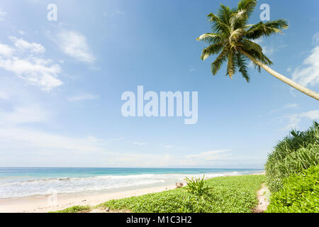 Balapitiya Strand, Sri Lanka - Gefühl in der Nähe von Paradise am wunderschönen Strand von Balapitiya zu sein Stockfoto