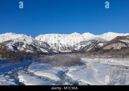 Hakuba Gebirge, Präfektur Nagano, Japan Stockfoto