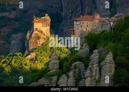 Nicholas Anapausas Kloster von Meteora, Griechenland Stockfoto