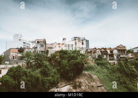 Favela, Slums in der Innenstadt von Rio de Janeiro Stockfoto