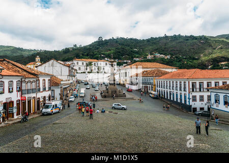 Tirandentes Square in Belo Horizonte, Minas Gerais, Brasilien Stockfoto