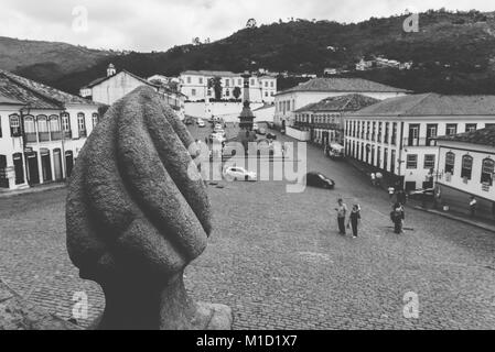 Tirandentes Square in Belo Horizonte, Minas Gerais, Brasilien Stockfoto