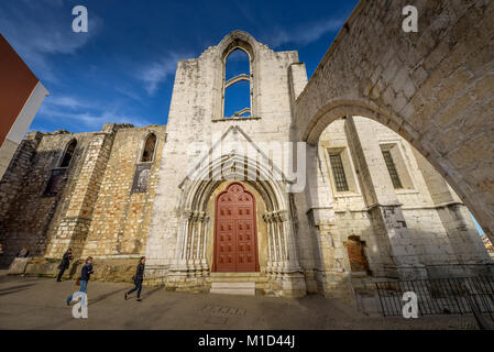Convento Do Carmo, Lissabon, Portugal, Convento do Carmo, Lissabon Stockfoto
