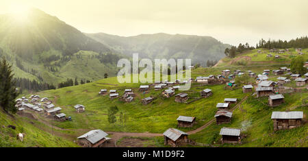 Magische sahara Tal, Artvin Türkei Stockfoto