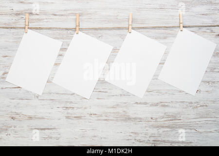 Bettwäsche für das Schreiben von Nachrichten Stockfoto