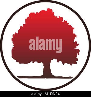 Baum Logo Design Template Vector Stock Vektor