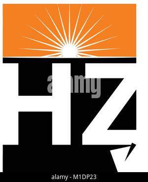 Schreiben HZ Lösung Moderne Stock Vektor