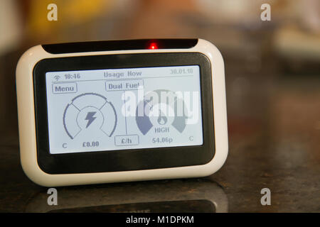 Smart Meter monitor Stockfoto
