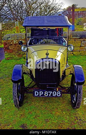 Austin 7 Oldtimer in Shildon Railway Museum Stockfoto