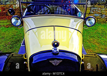 Austin 7 Oldtimer in Shildon Railway Museum Stockfoto