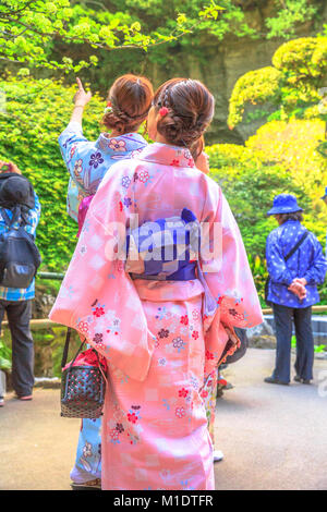 Japanisch in Zen Garten Stockfoto