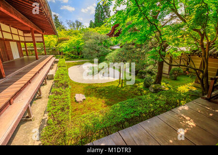 Zenrin-ji Zen Garten Stockfoto