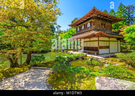 Ginkaku-ji Tempel Kannon-Hall Stockfoto