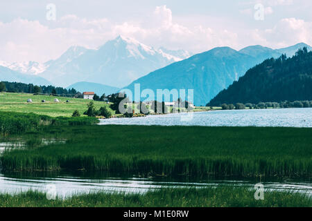 Schöne Sicht auf den See Muta Stockfoto