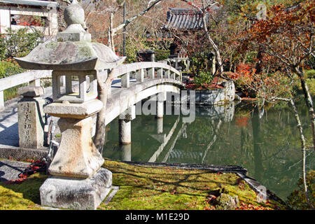 Aus Gründen der Eikan-dō Zenrin-ji Tempel, Kyoto, Honshu, Japan Stockfoto