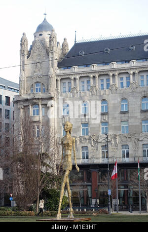 Szechenyi Istvan ter, Budapest, Ungarn Stockfoto