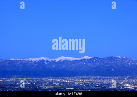 Akashi Berge, Yamanashi Präfektur, Japan Stockfoto