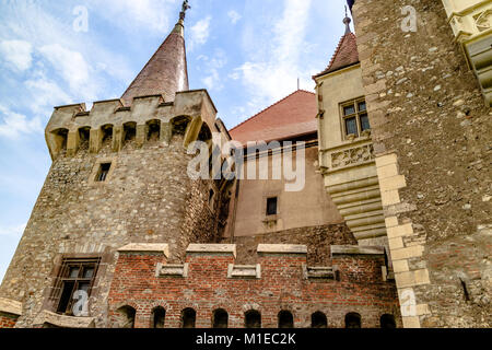 Corvin Burg Hunedoara, Siebenbürgen, Rumänien. Juni 2017. Stockfoto