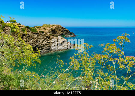 Bali, Kreta, Griechenland auf dem Weg zum Karavostasi Bay. Stockfoto