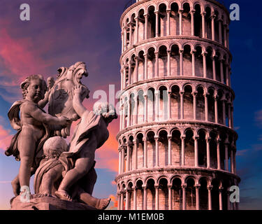 ES - TUSCANY: Schiefe Turm von Pisa Stockfoto