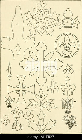 Uralte heidnische und christliche Symbolik (1874) (14796704123) Stockfoto