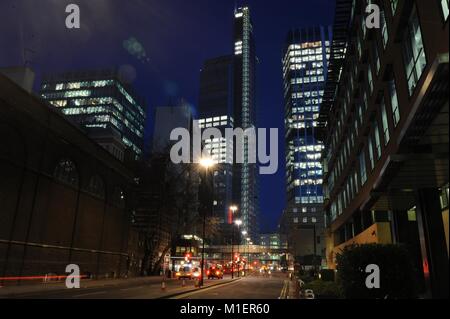 Skyline von London, verschiedene Ansichten Stockfoto