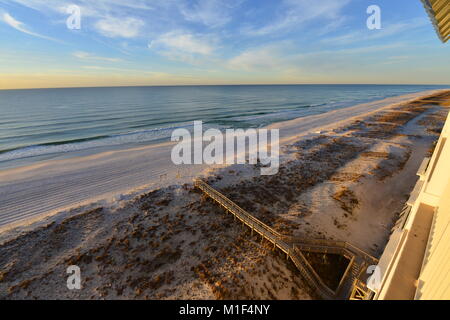 Am Pensacola Beach auf Morgen Stockfoto