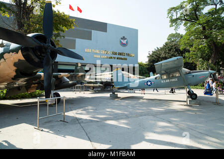 War Remnants Museum, am 14. April 2017, in Ho Chi Minh City, Vietnam Stockfoto