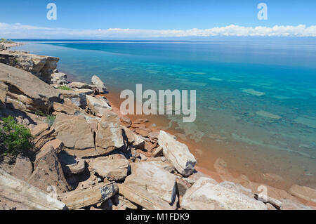 Südküste von Kul See. Stockfoto