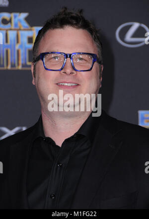 Hollywood, CA, USA. 29 Jan, 2018. Erik Oleson. Marvel Studios''' Black Panther'' Weltpremiere auf Dolby Theater statt. Credit: Birdie Thompson/AdMedia/ZUMA Draht/Alamy leben Nachrichten Stockfoto