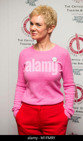 London, Großbritannien. 30 Jan, 2018. Ankunft an der Critics' Circle Theater Awards, Prince of Wales Theatre, London, Großbritannien - 30 Jan 2018 Credit: Gary Mitchell, GMP-Media/Alamy leben Nachrichten Stockfoto