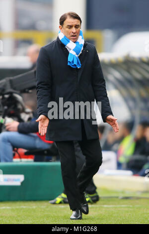 LEONARDO (ALLENATORE SEMPLICI) SPAL Ferrara 28-01-2018 Stadio Paolo Mazza Fußball Calcio Serie A 2017/2018 Spal-Inter Foto Filippo Rubin/Insidefot Stockfoto