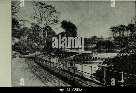 Adshead des handlichen Leitfaden nach Glasgow - mit Karte, Ansichten, Straßenbahn Strecken und Tarife und andere nützliche Informationen (1902) (14589801948) Stockfoto