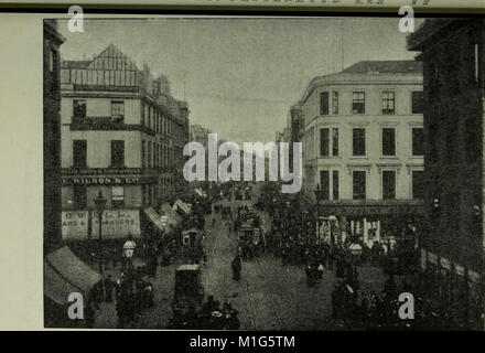 Adshead des handlichen Leitfaden nach Glasgow - mit Karte, Ansichten, Straßenbahn Strecken und Tarife und andere nützliche Informationen (1902) (14776089482) Stockfoto